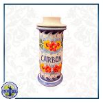 Carbonera Esmaltada dorada o plateada