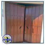 imitacion de madera en porton