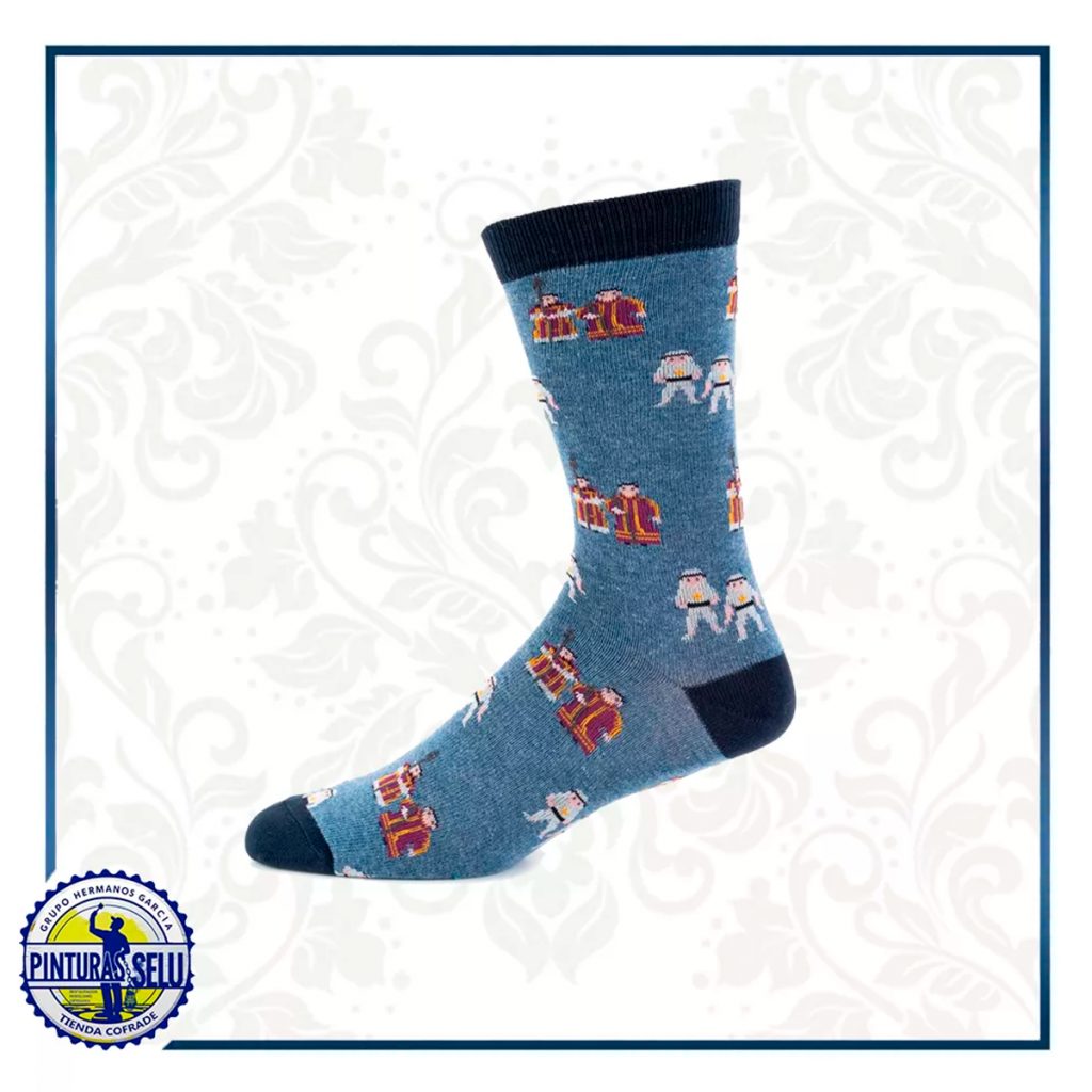 Calcetines Cofrades con Costaleros y Penitentes