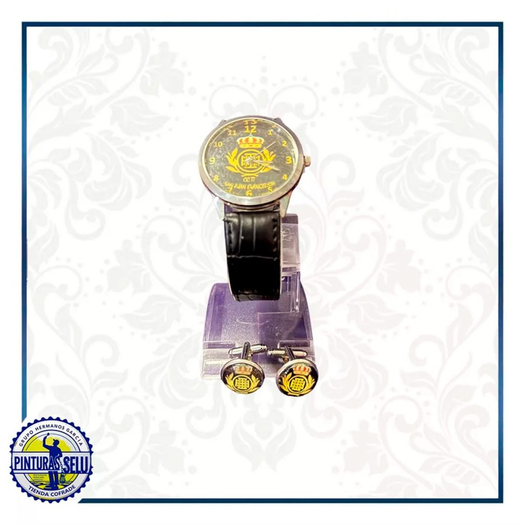 Conjunto Reloj y Gemelos San juan Evangelista
