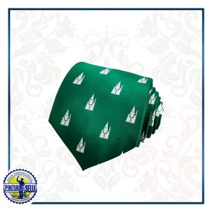 Corbata Cofrade de Nazarenos verde detalle blanco