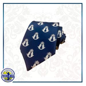 Corbata Virgen del Rocío azul marino