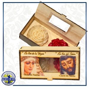 Caja de Flor de Cera Personalizable