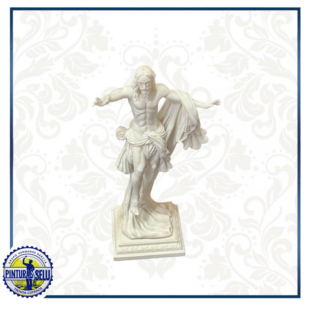 Asombroso Cristo Resucitado en Resina