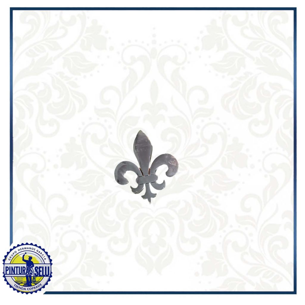 Flor de Lis Plateada