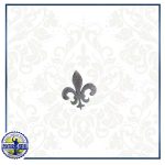 Flor de Lis Plateada