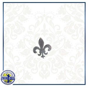 Flor de Lis Plateada