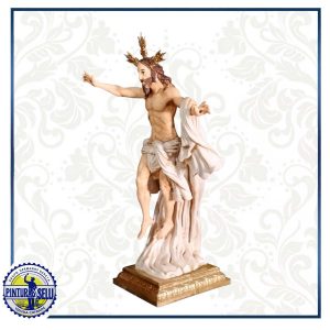 Cristo Resucitado Policromado