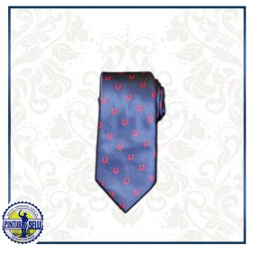 Corbata Feria Azul Marino Herraduras
