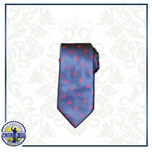 Corbata Feria Azul Marino Herraduras