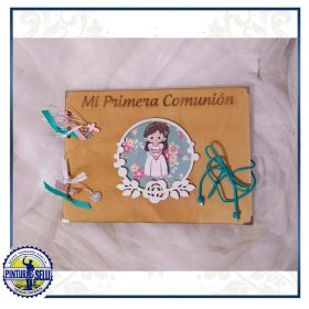 Libro de firmas comunión niña