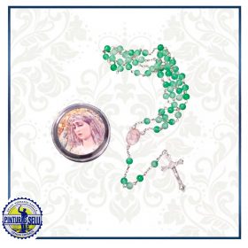 Rosario perlas verdes