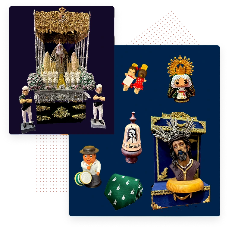 Tienda cofrade y Pintura en Sanlúcar
