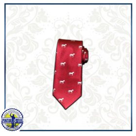 Corbata Feria Roja Caballos