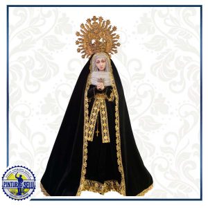 Imagen Virgen de la Soledad de Sanlúcar de Barrameda– 60 cm Tallada