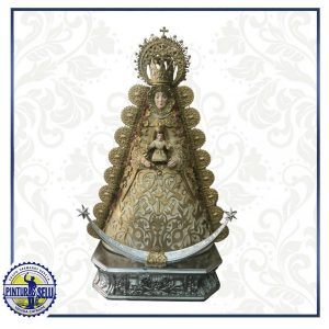 🌿 Figura Virgen del Rocío 15 cm