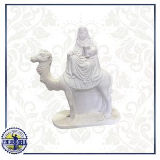 Huida de San José de 24 cm para Belén – Figura artesanal para portal navideño