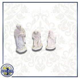 Juego completo de Reyes de 25 cm para Belén
