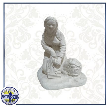 Lavandera para Belén – Figura artesanal para portal navideño