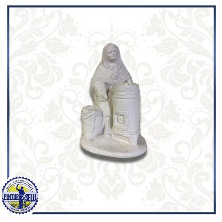 Castañera para Belén – Figura artesanal para portal navideño