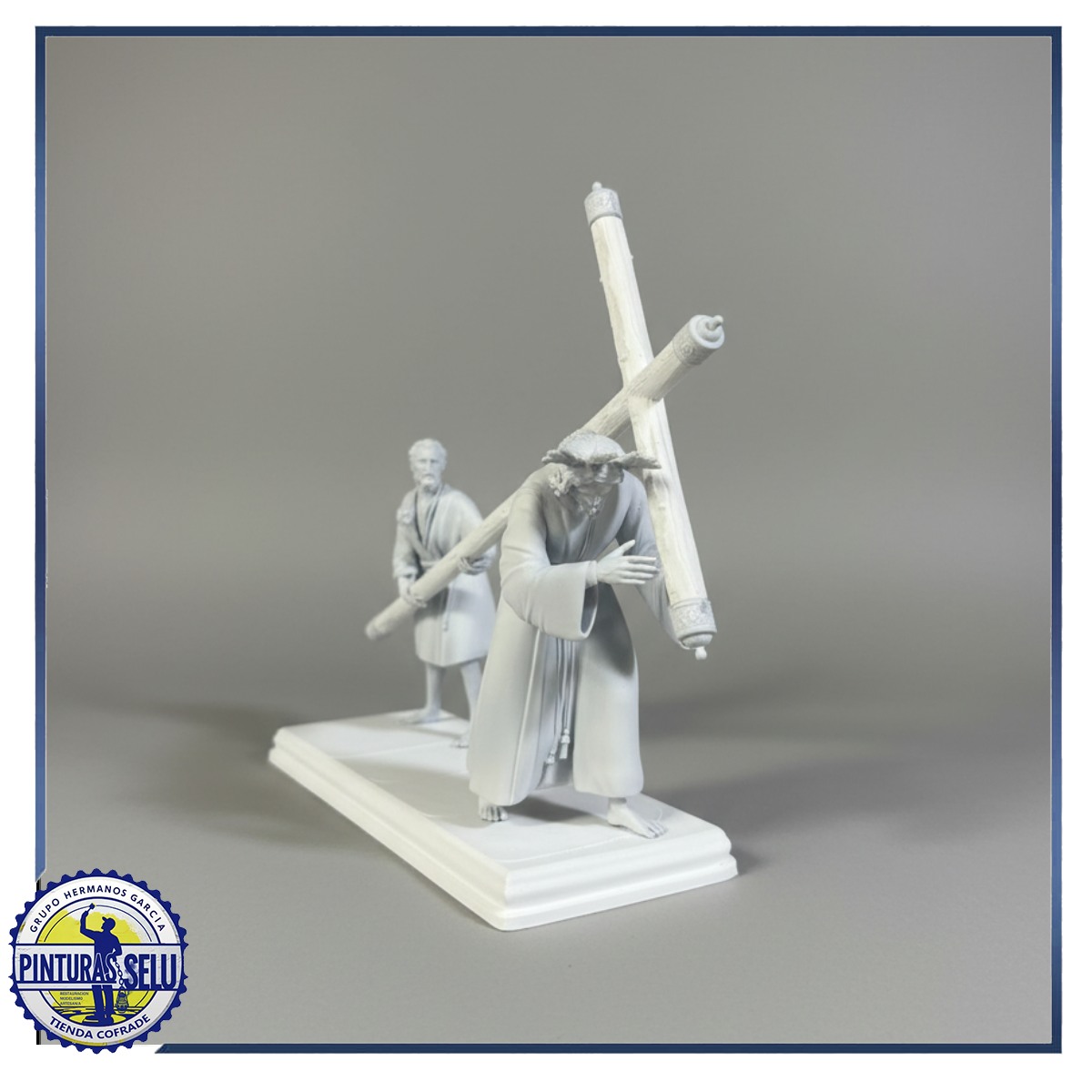 San Roque más cirineo 12 cm San Roque más cirineo 12 cm