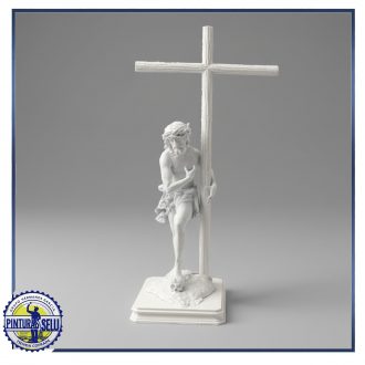 Varón de dolores 12 cm blanco
