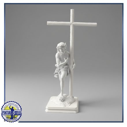Varón de dolores 12 cm blanco