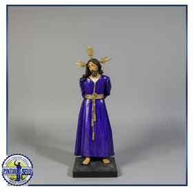 Cristo de la Sentencia de 22 cm policromado