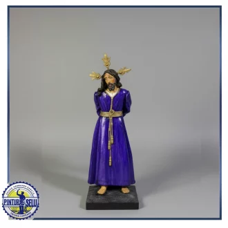 Cristo de la Sentencia de 22 cm policromado