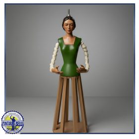 Virgen de Candelero de Vestir de 35 cm