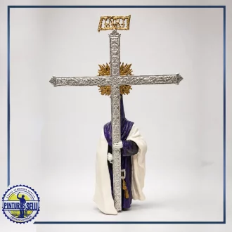 Nazareno 22 cm Con Cruz de Guia