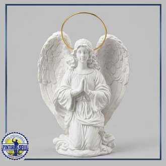 Ángel de la Anunciación para Belén 14 cm