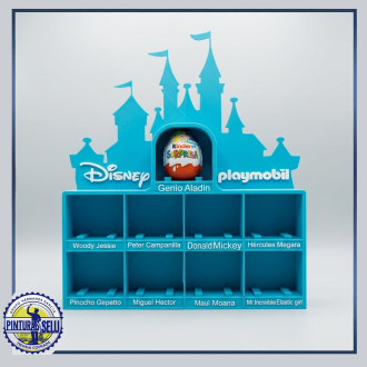 Estantería Huevo Kinder Disney Playmobil