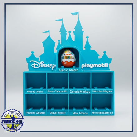 Estantería Huevo Kinder Disney Playmobil