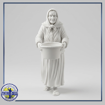 Figura de Vieja para Belén 20 cm